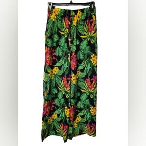 Panama Jack Tropical Floral Print Pants Women's Size XS NWOT